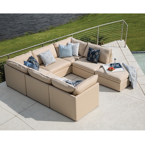 Lane Venture Colson Upholstered Modular Outdoor Furniture Set - LV-COLSON-SET4