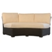 Mesa Curved Wicker Sectional Set with Teak Table - LF-MESA-SET8