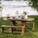 American made faux wood dining table