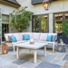 Deep seating outdoor sectional set