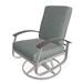 Telescope Casual In Stock Belle Isle Swivel Rocker Lounge Chair in Warm Grey