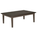evo coffee table with faux stone top