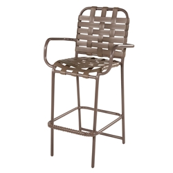 Windward Country Club Cross Strap Bar Chair - W0375ACW
