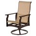 high back outdoor dining chair