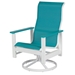 Kingston Sling Swivel Rocker Dining Chair - W4235