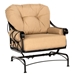 Derby Crescent Loveseat and Lounge Chair Fire Table Set - WD-DERBY-SET2