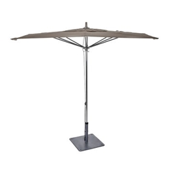 Woodard Canopi Grace 9 Square Flat Umbrella with Sunbrella Marine Fabric - 9WCPP